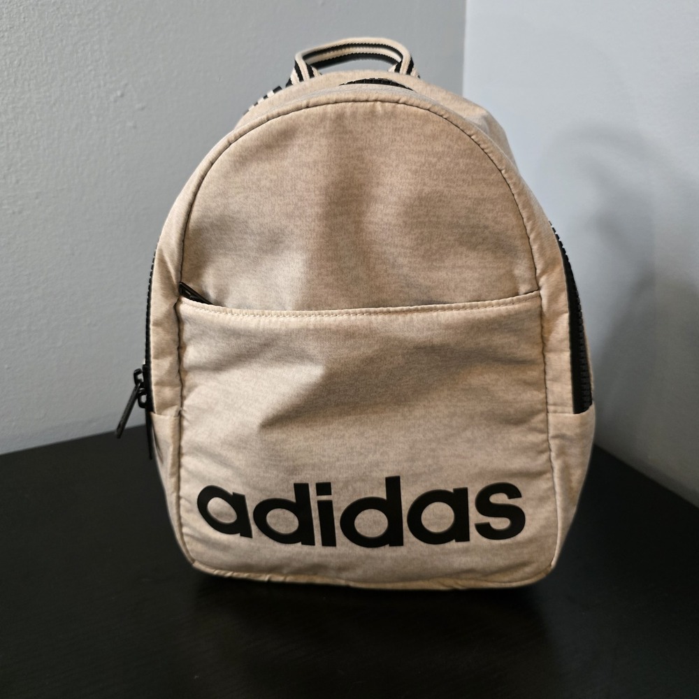 Adidas‎ Unisex Core Polyester Mini Backpack - Black and White